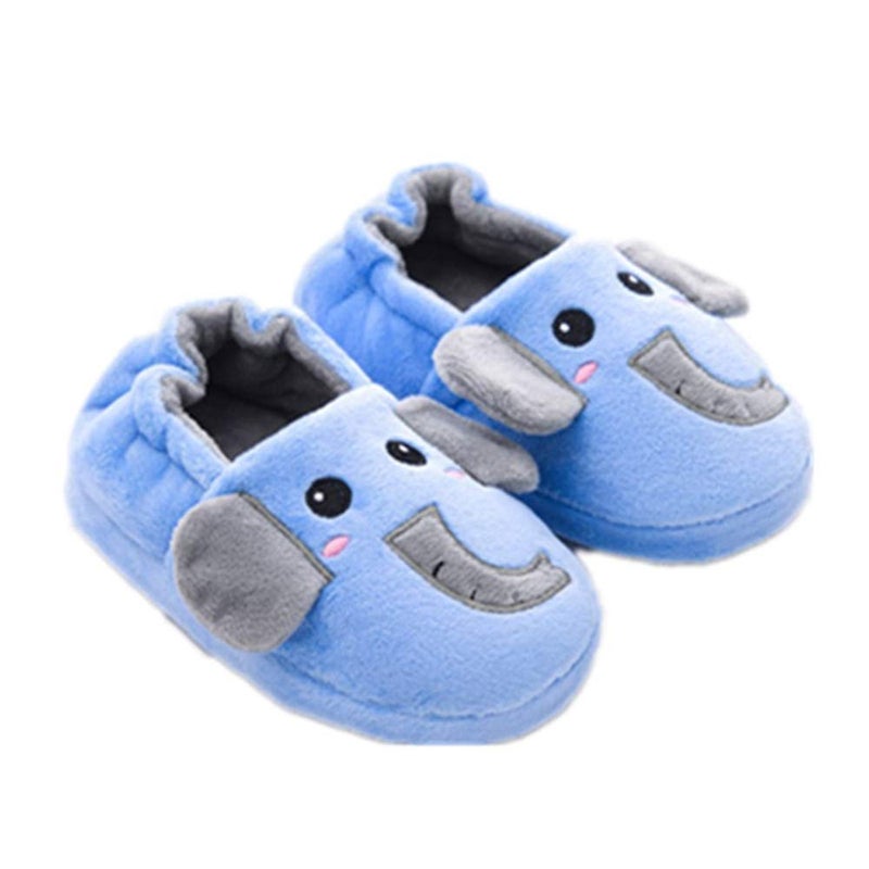 Csfry شبشب أفيال للأطفال الأولاد باللون الأزرق مقاس 9-10 أمريكي - Image 1